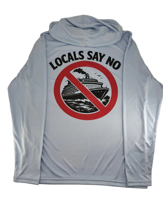 Long Sleeve Hooded Fishing Shirt – LOCALS SAY NO