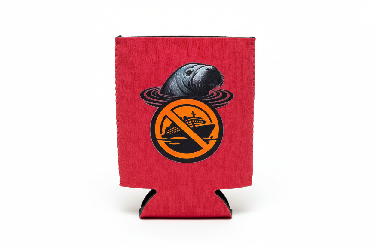 Koozie- Manatees say NO